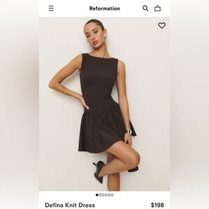 NWT Reformation Defina Dress